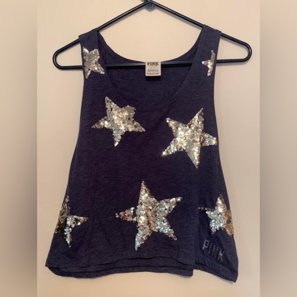 VS PINK Bling Star Tank Top